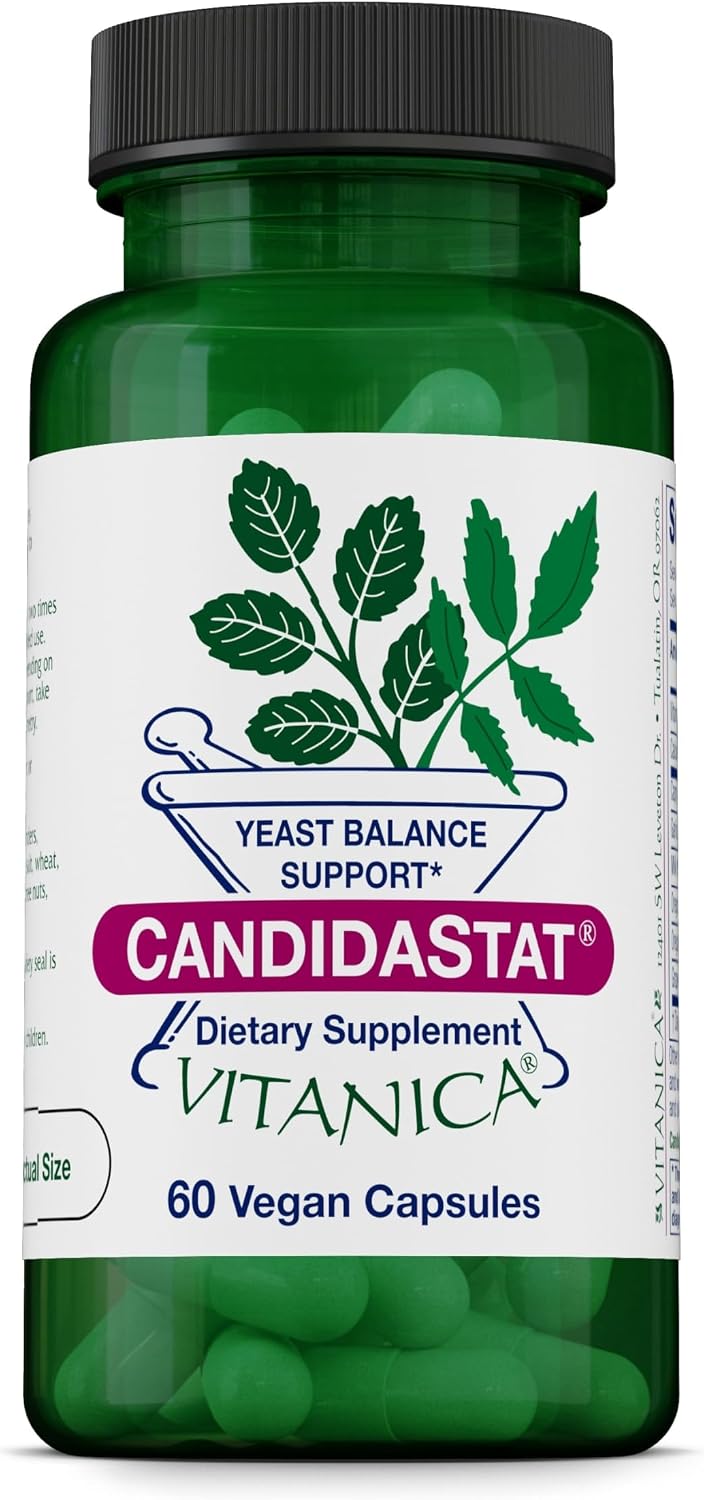 Vitanica Candidastat – Balanced Support – Vegan, 60 Capsules