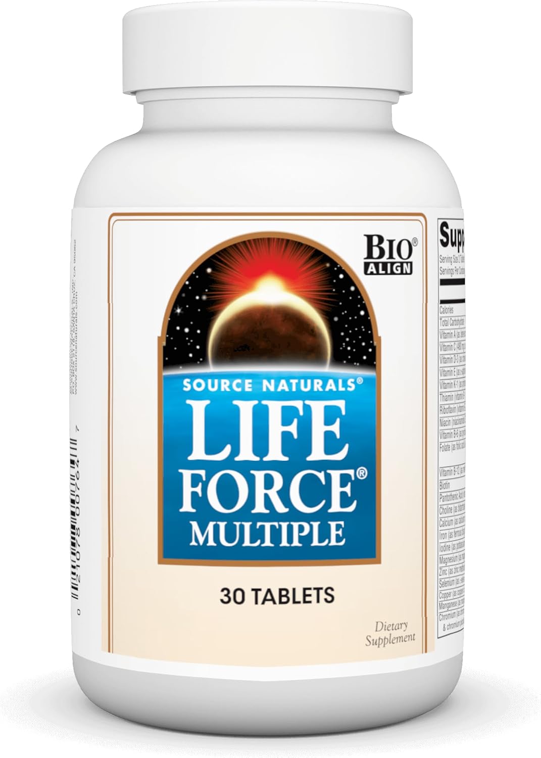 Source Naturals Life Force Multiple Daily Multivitamin – High Potency Essential Vitamins & Minerals – 30 Tablets