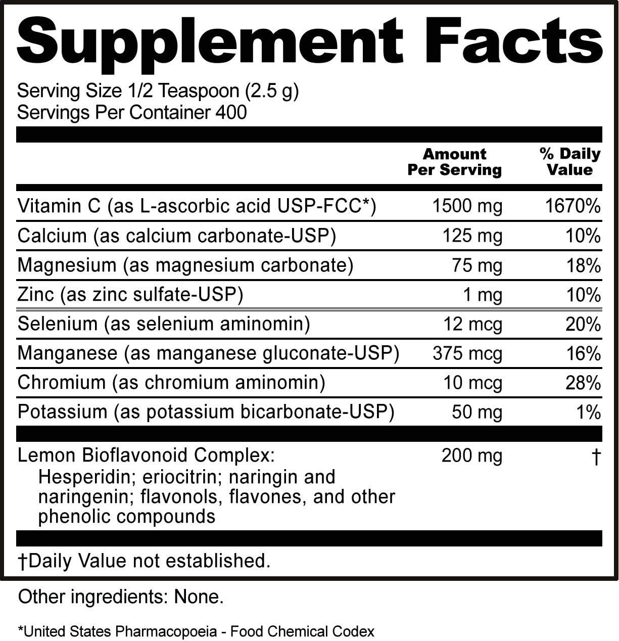NutriBiotic Ascorbate Bio-C - Buffered Effervescent Vitamin C Powder with Bioflavonoids and Minerals, 2.2 Lb (1 kg)