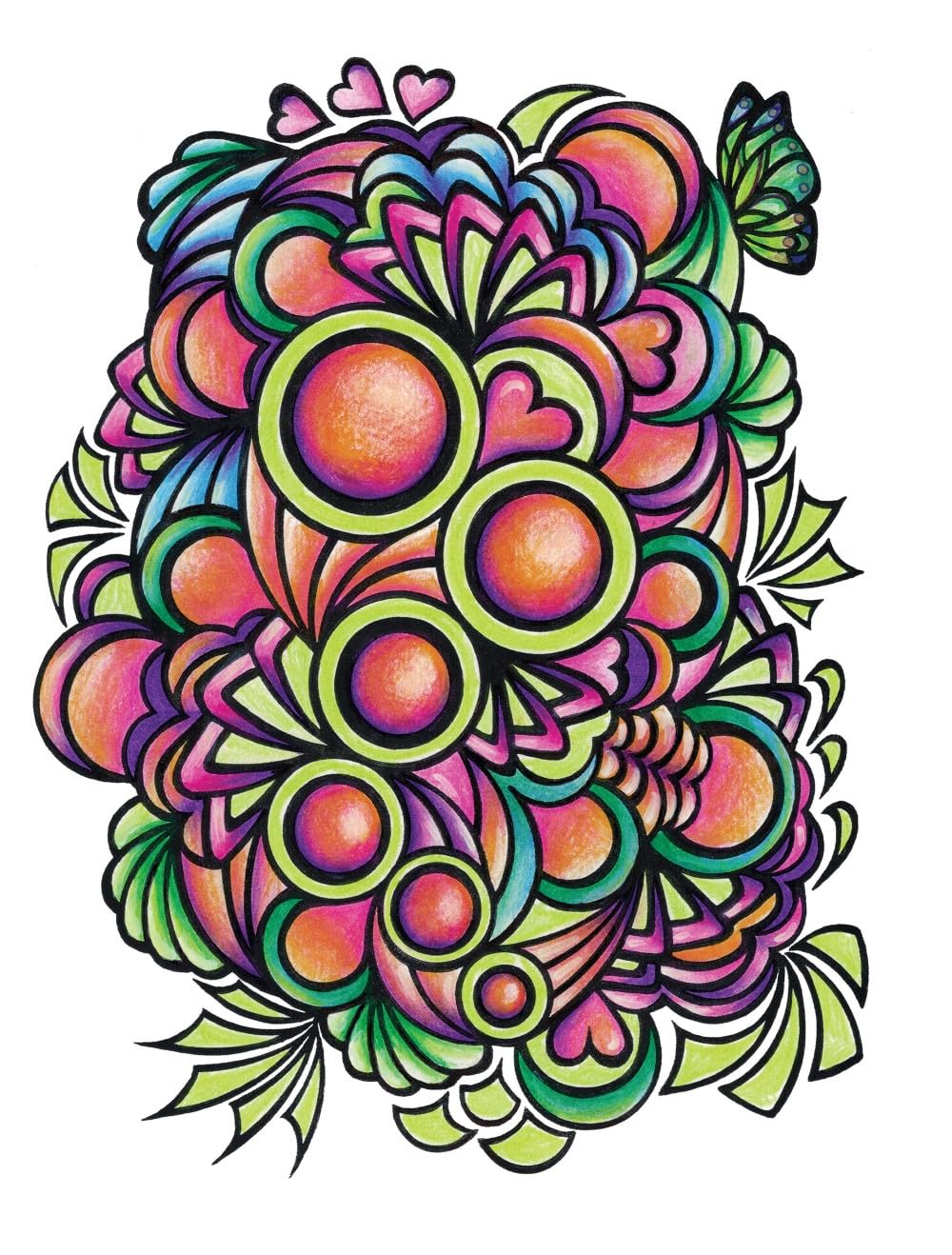 Creative Haven Harmony Colouring Book (Adult Colouring Books: Calm)