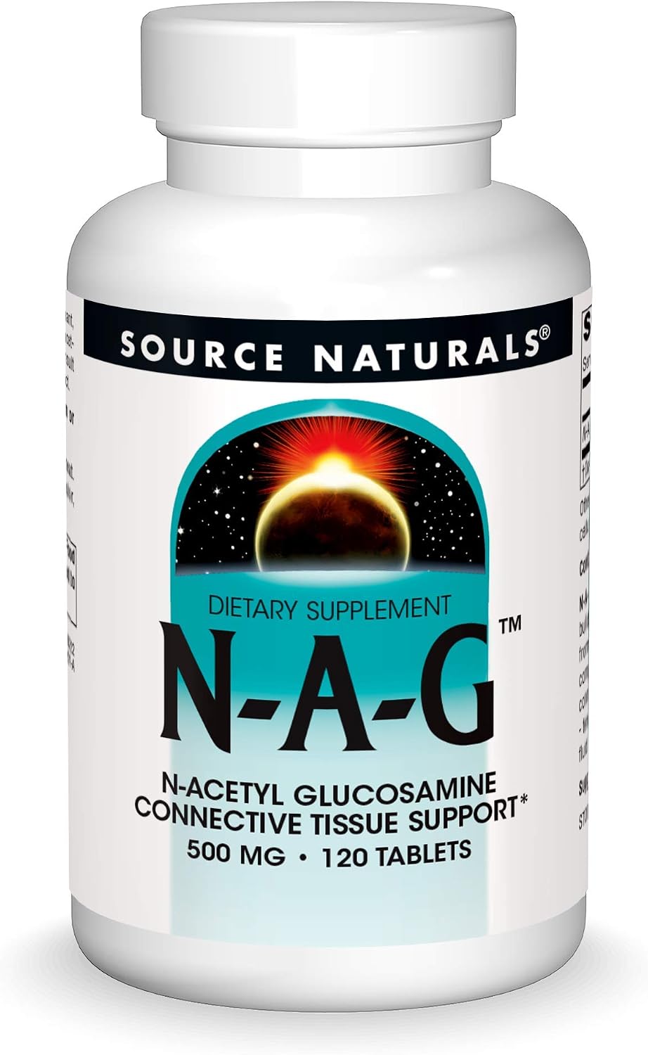 Source Naturals N-A-G (N-Acetyl Glucosamine) – 500 mg – 60 Tablets – Joint & Digestive Support