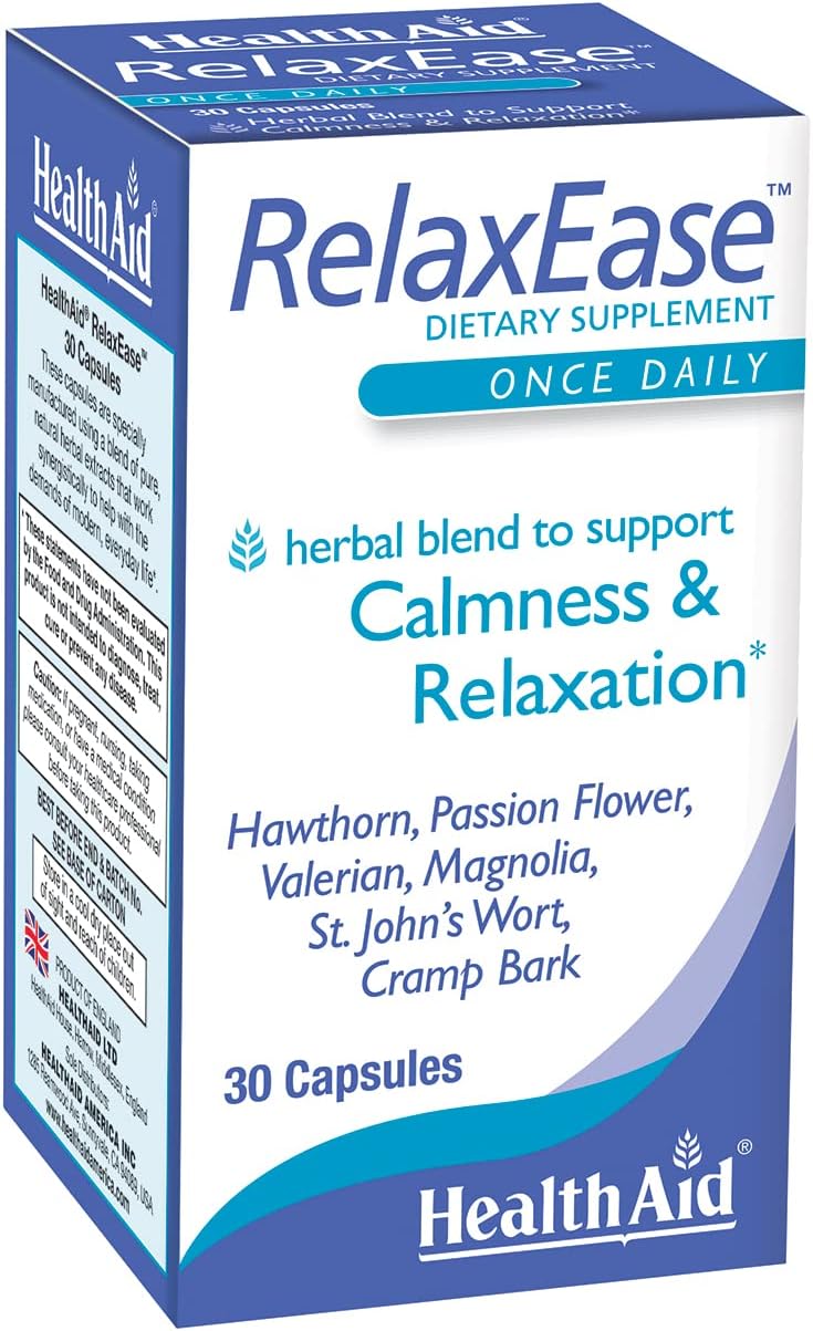 RelaxEase Herbal Blend – 30 Softgels