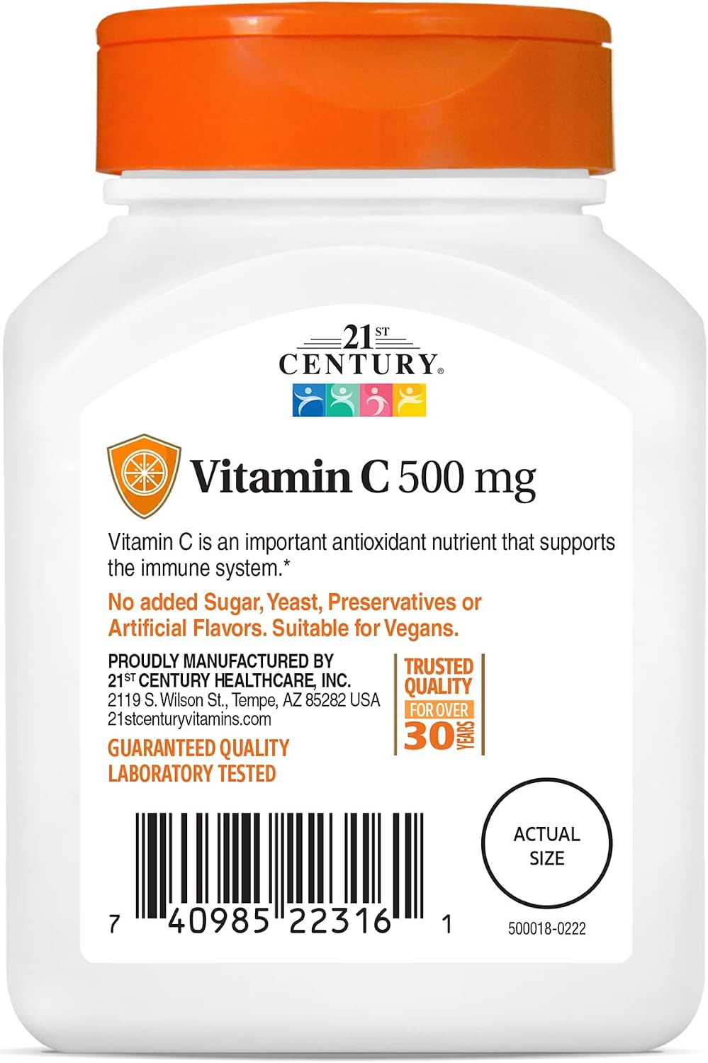 21st Century C 500 mg Tablets, 110 Count (Pack of 3) – Canada