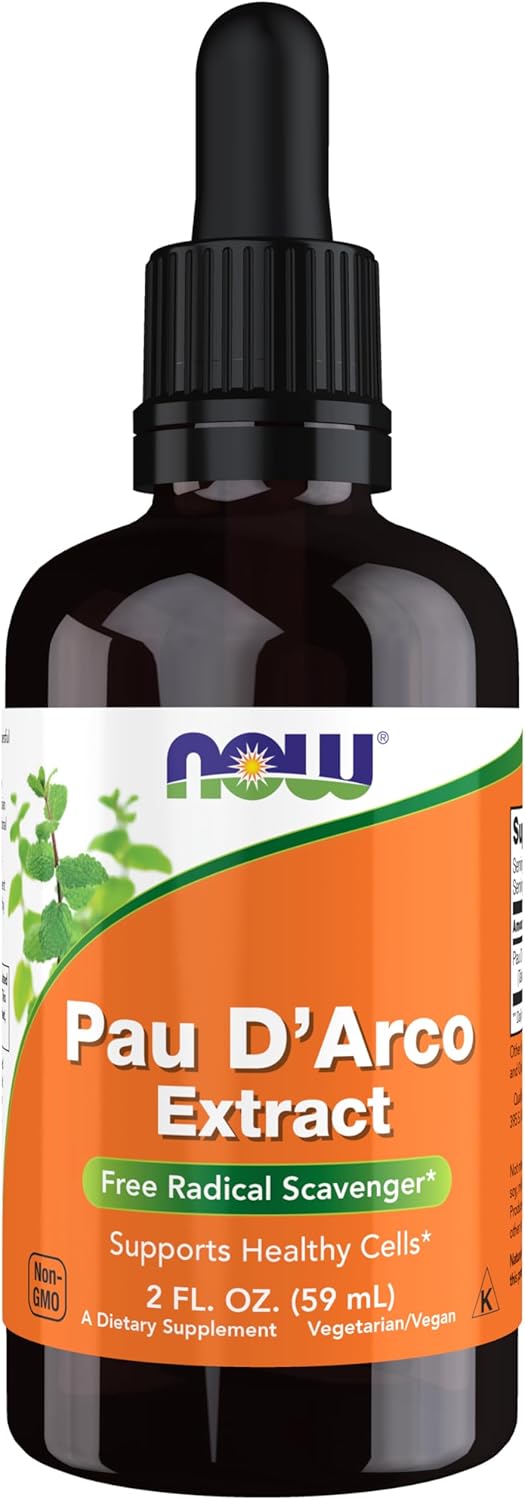 NOW Foods Pau D'Arco Extract Liquid – 60 ml