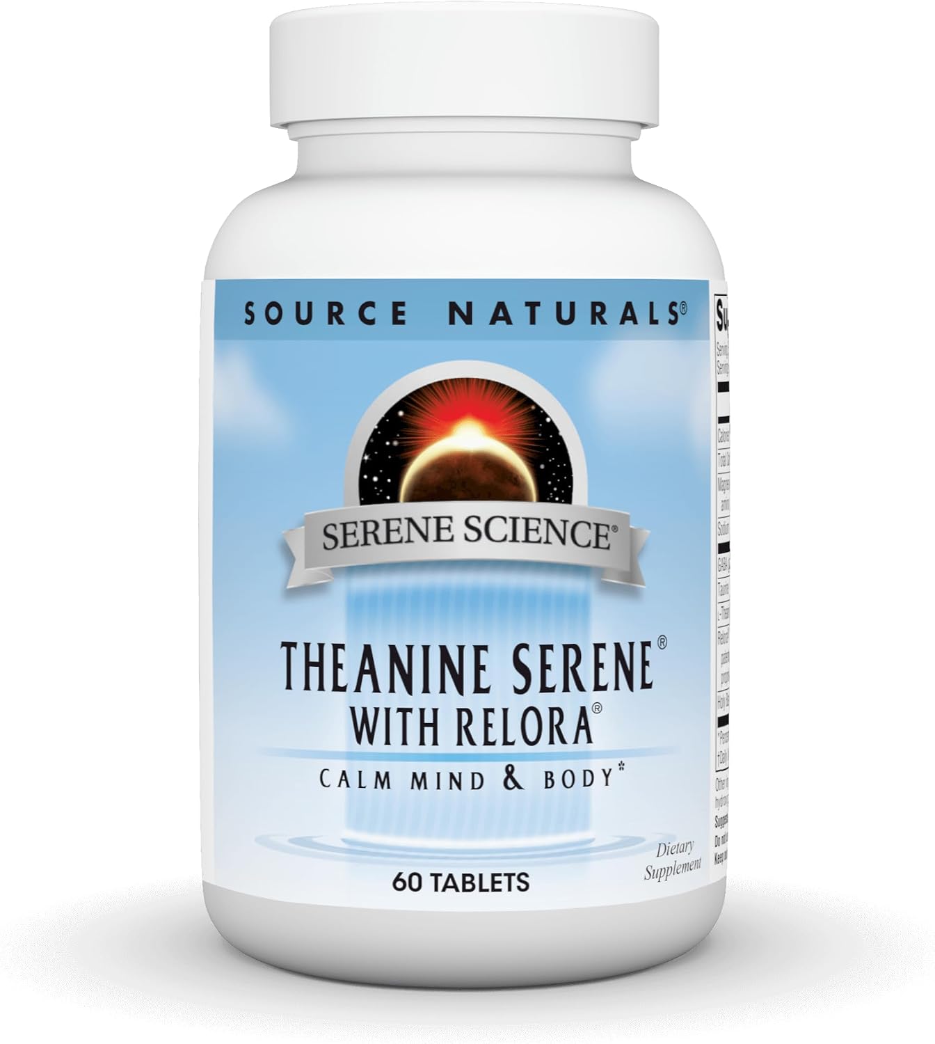 Source Naturals Serene Science Theanine Serene with Relora, Magnesium and GABA - 30 Tablets