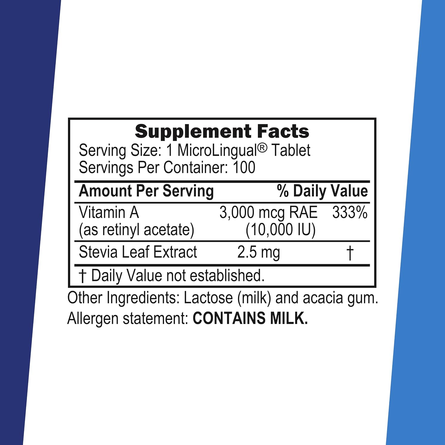 Superior Source Vitamin A 10,000 IU - Eye Health Supplement - Supports Immune, Skin and Bone Health - Non-GMO and Gluten-Free - 100 MicroLingual Tablets
