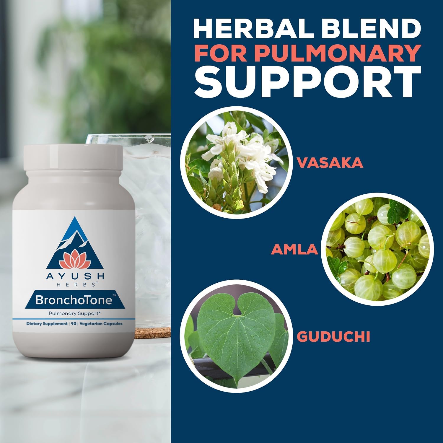 Ayush Herbs Bronchotone – Bronchial Support Supplement - görsel 4
