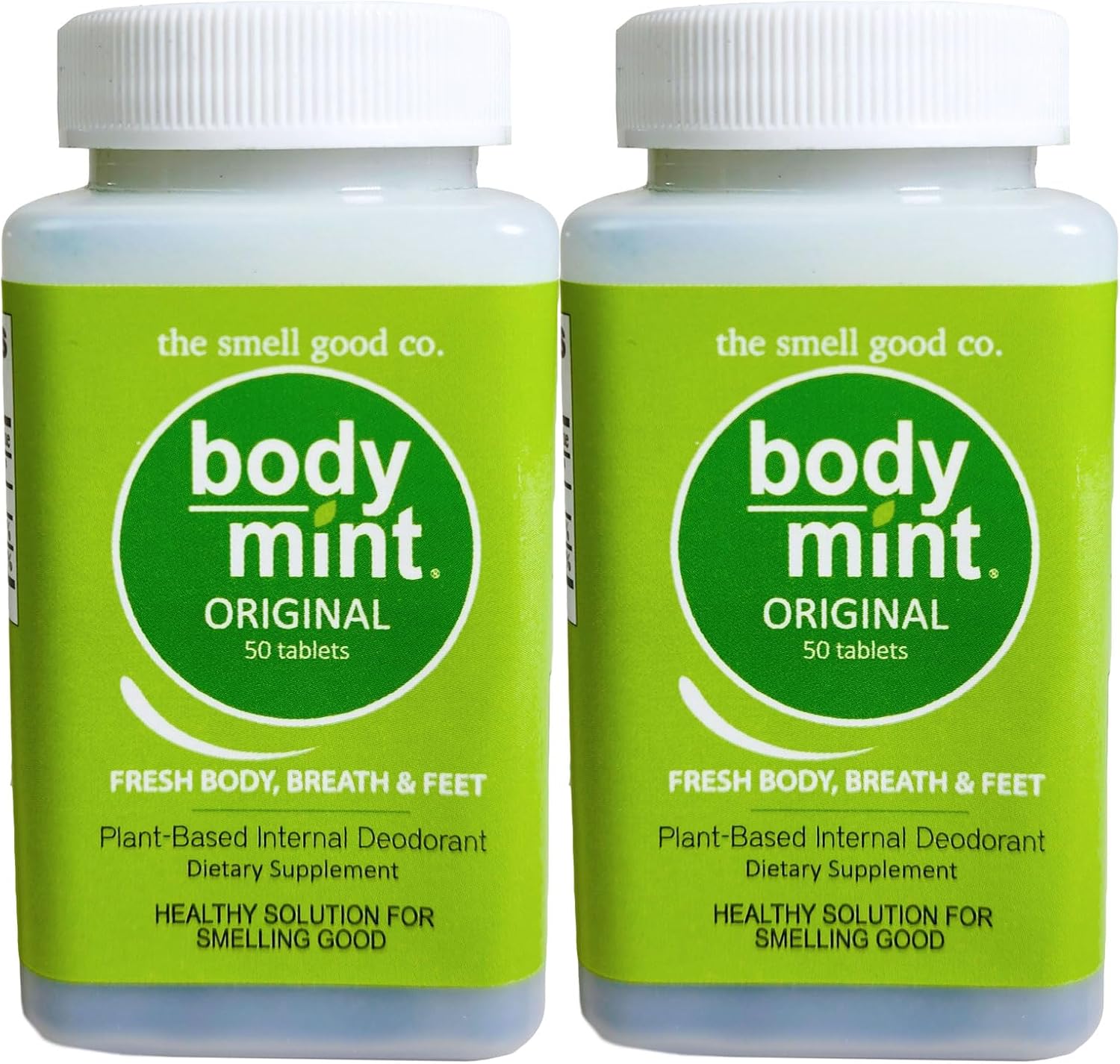 BodyMint - Chlorophyll Supplement for Internal Body Odour, 50 Count (Pack of 2)