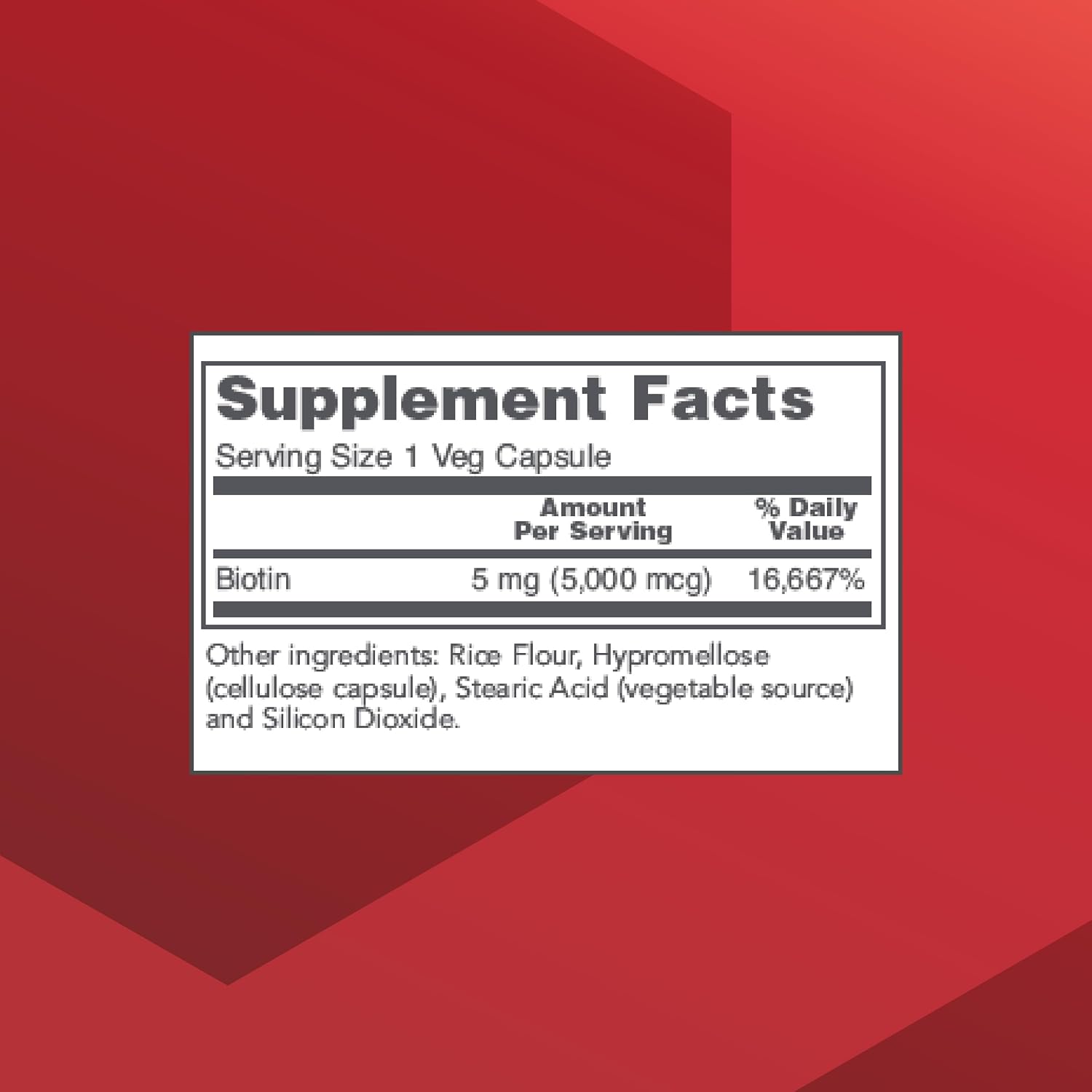 Protocol for Life Balance Biotin 5,000mcg – 90 Vegan Capsules (Canada)