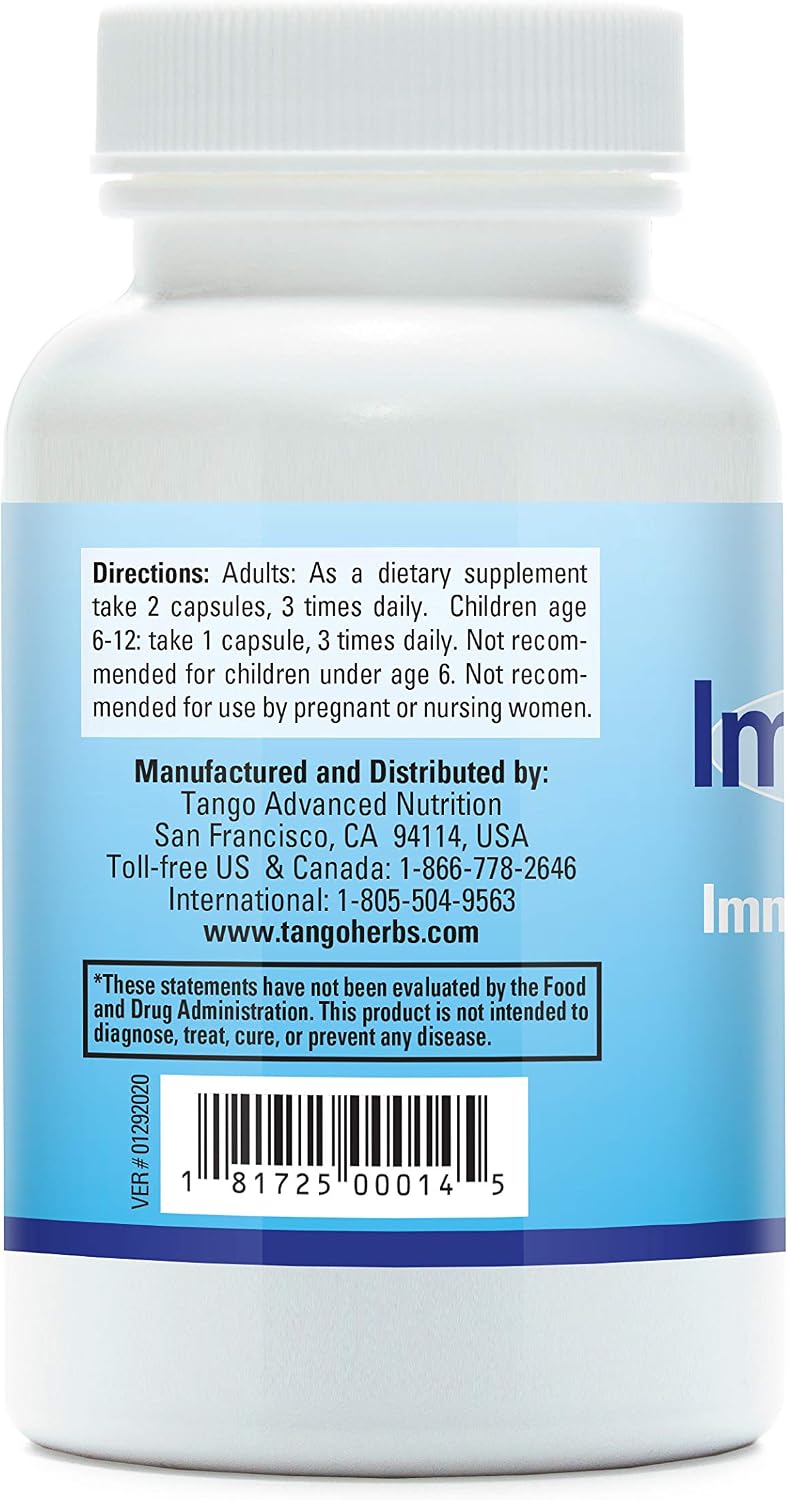 ImmunoPhase Natural Herbal Immune Support – 60 Vegetarian Capsules