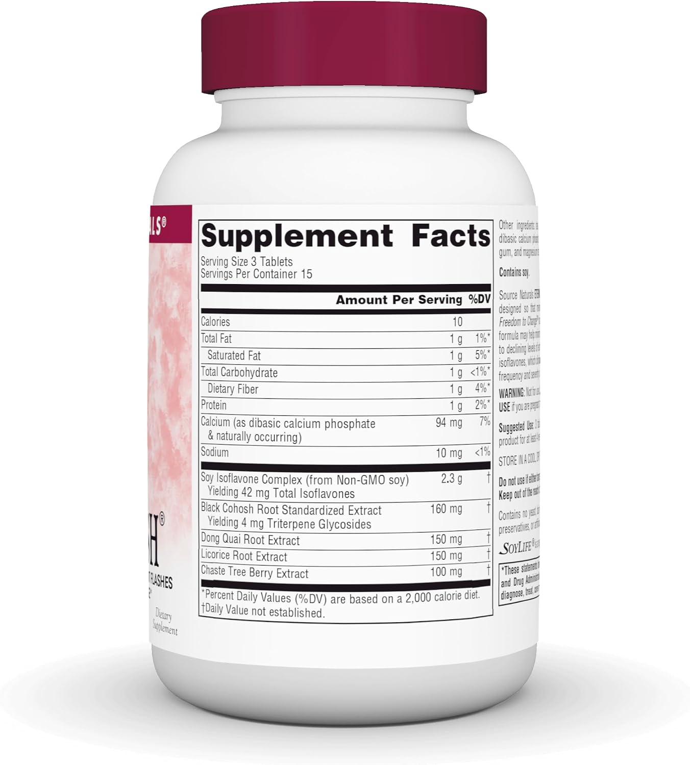 Source Naturals Hot Flash – Helps Reduce Hot Flashes Associated with Menopause – Non-GMO Soy – 45 Tablets