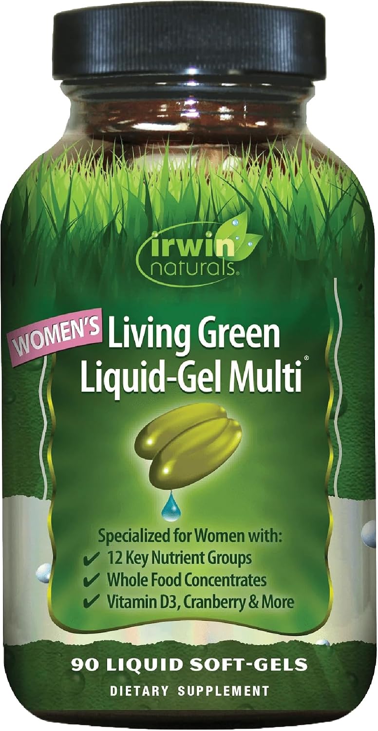 Irwin Naturals Living Green Liquid-Gel Multi for Women - 90 Liquid Softgels