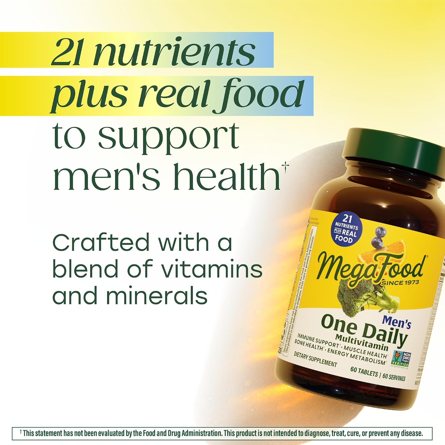 MegaFood One Daily Men's Multivitamin - 90 Tablets