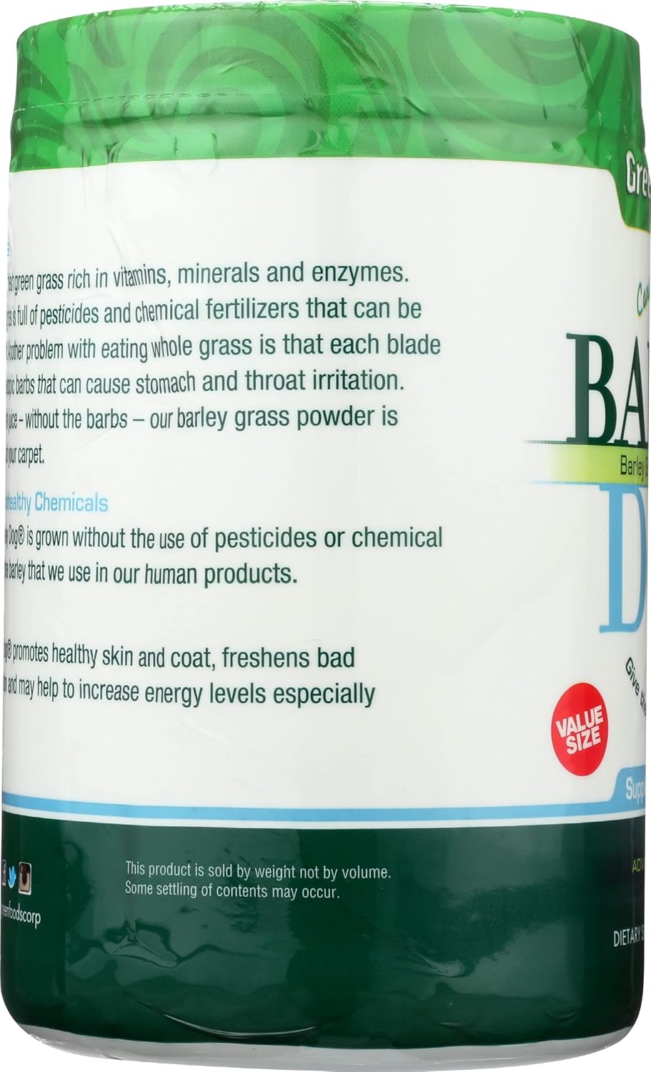 Green Foods Dog Food Barley – 312 g