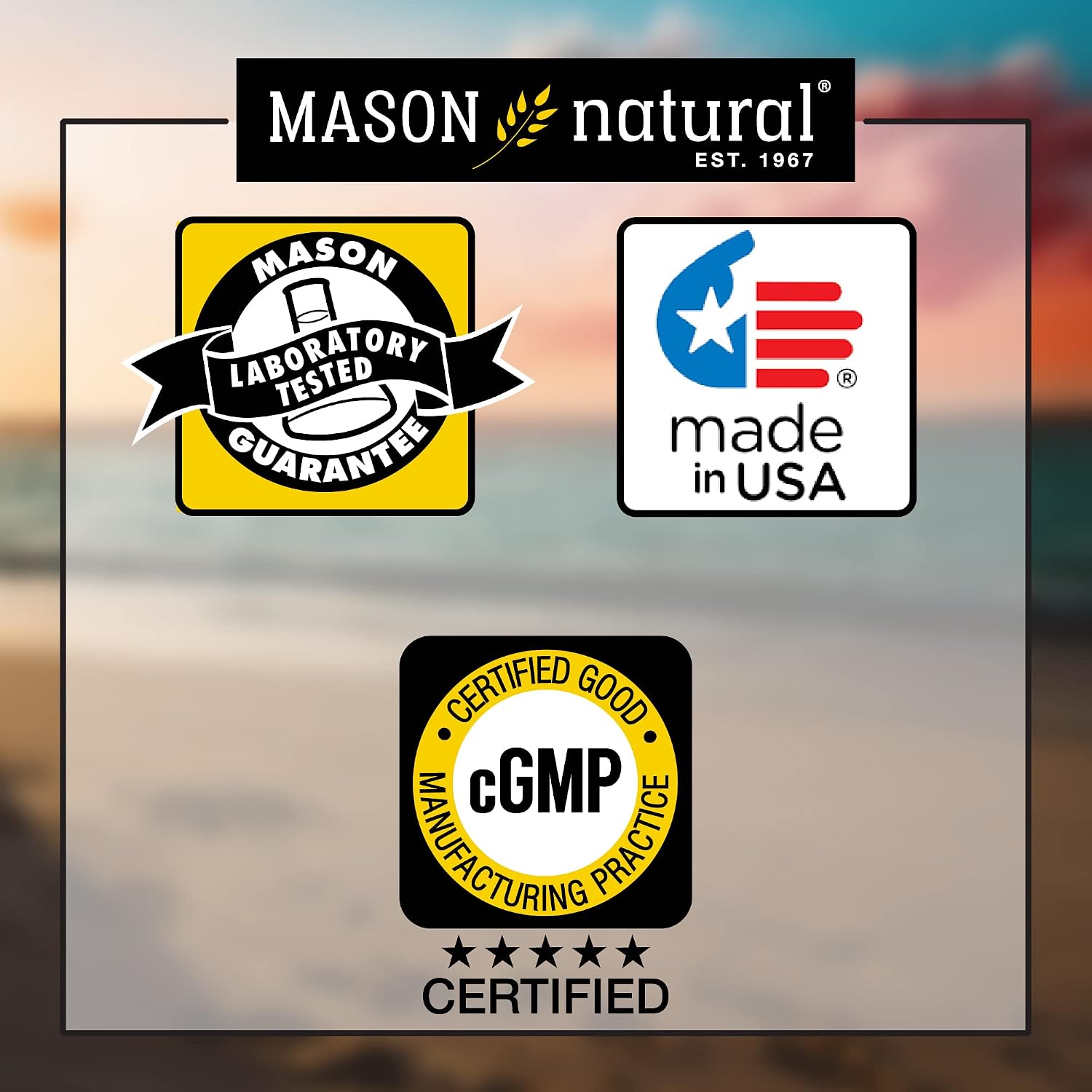 MASON NATURAL Men's Potent Formula – Energy, Stamina & Endurance Support