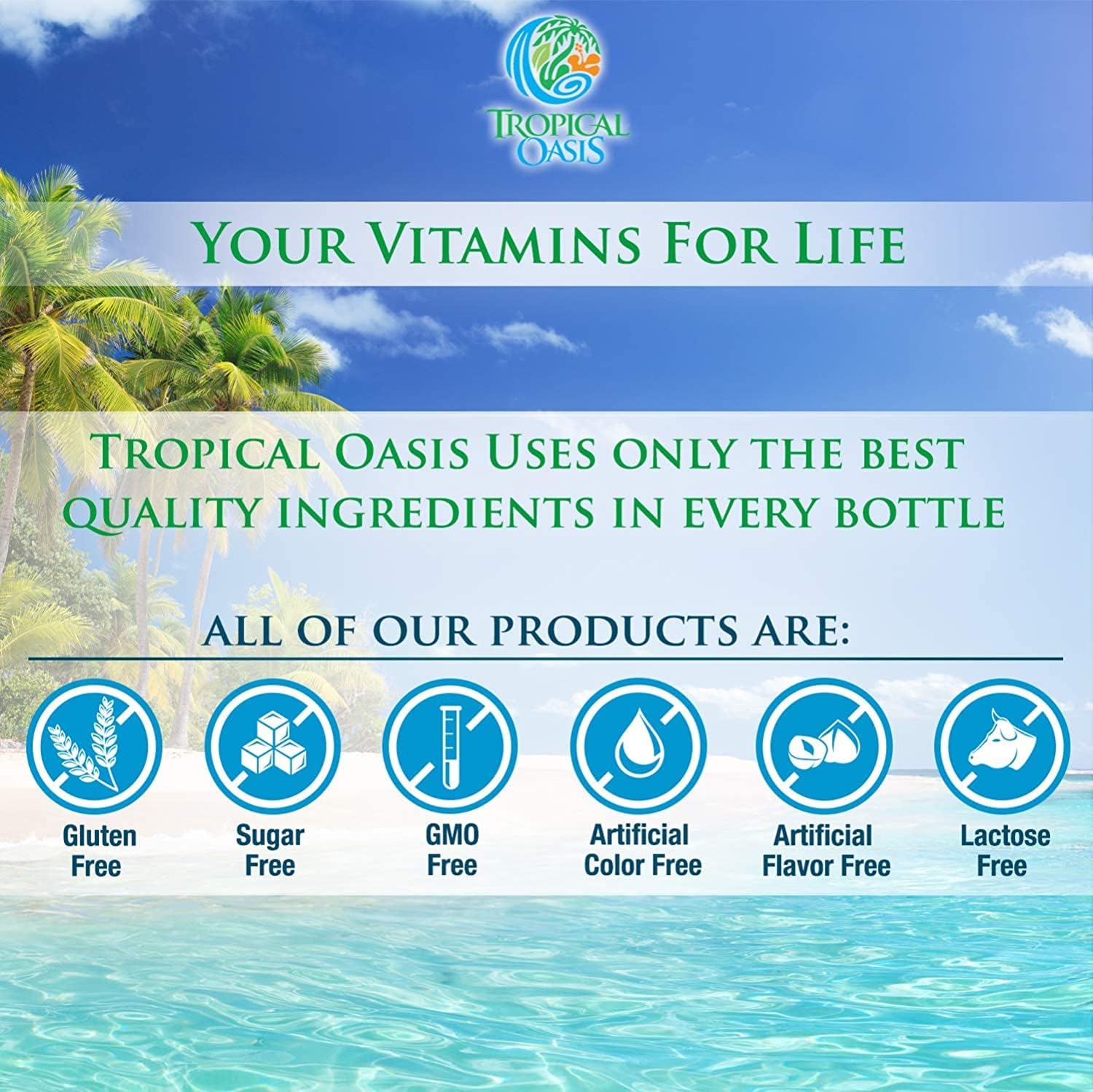Tropical Oasis MultiVitamin Mineral for Children, 473 mL Liquid