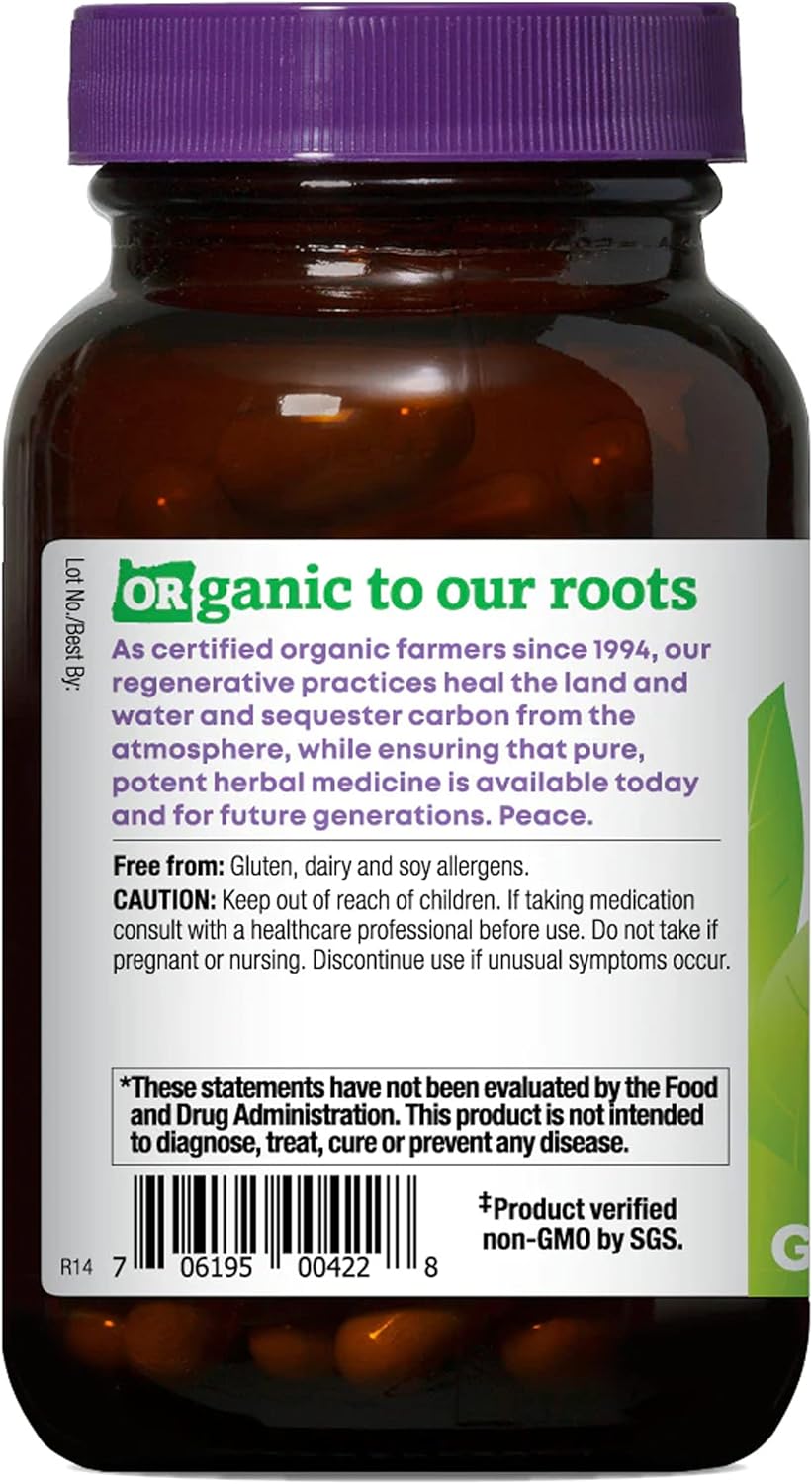 Oregon's Wild Harvest Slippery Elm Organic Capsules – 90 Count