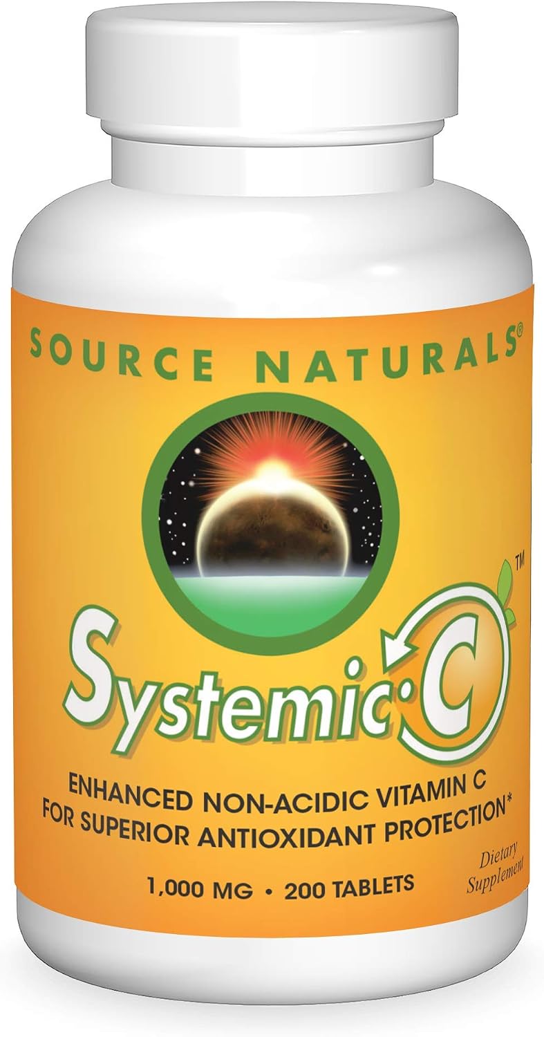 Source Naturals Systemic C, 1000 mg - 200 Tablets