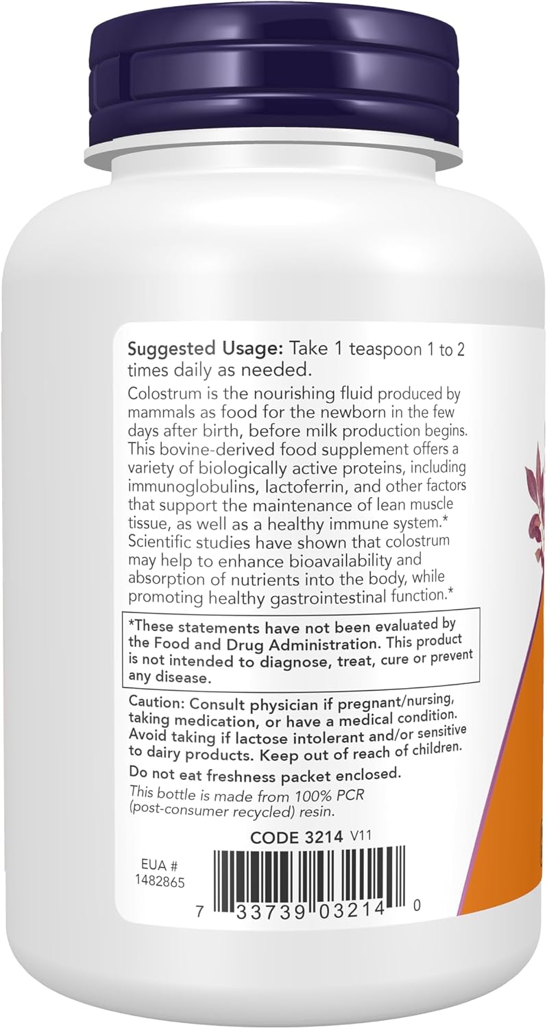 NOW Foods Colostrum Powder, 85 g