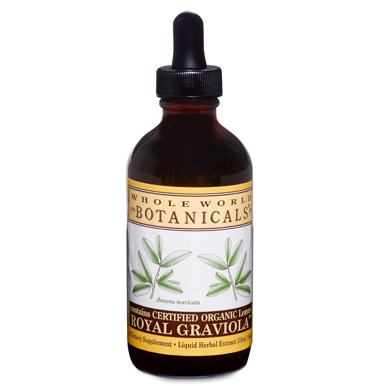 Royal Graviola (Soursop) – Herbal Supplement – Liquid Extract 4 fl oz (118 mL)