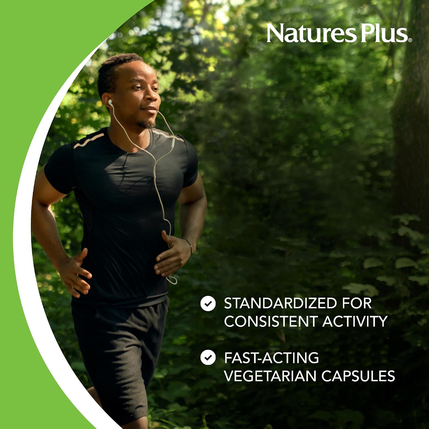 NaturesPlus Herbal Actives Coleus Forskohlii 125 mg – 60 Vegetarian Capsules
