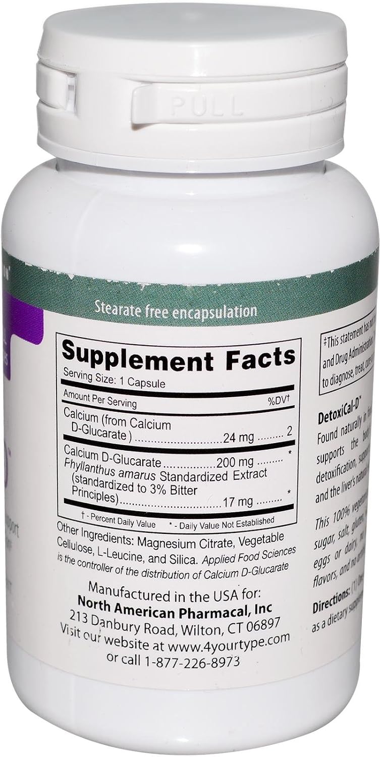 D'Adamo Personalized Nutrition Detoxical-D, 90 Capsules