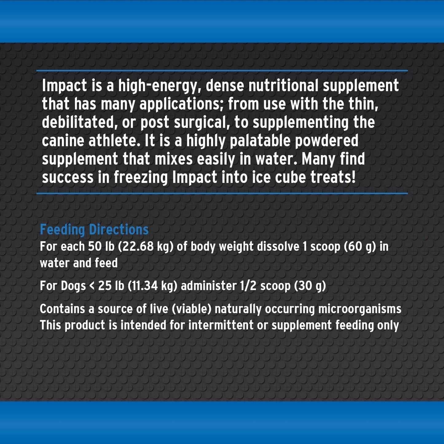 Annamaet Impact – High-Energy Dense Nutrition Supplement for Dogs - görsel 3