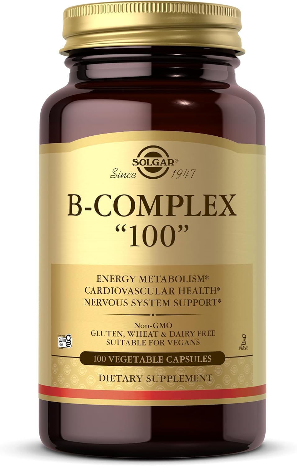 Solgar B-Complex "100", 100 Vegetable Capsules