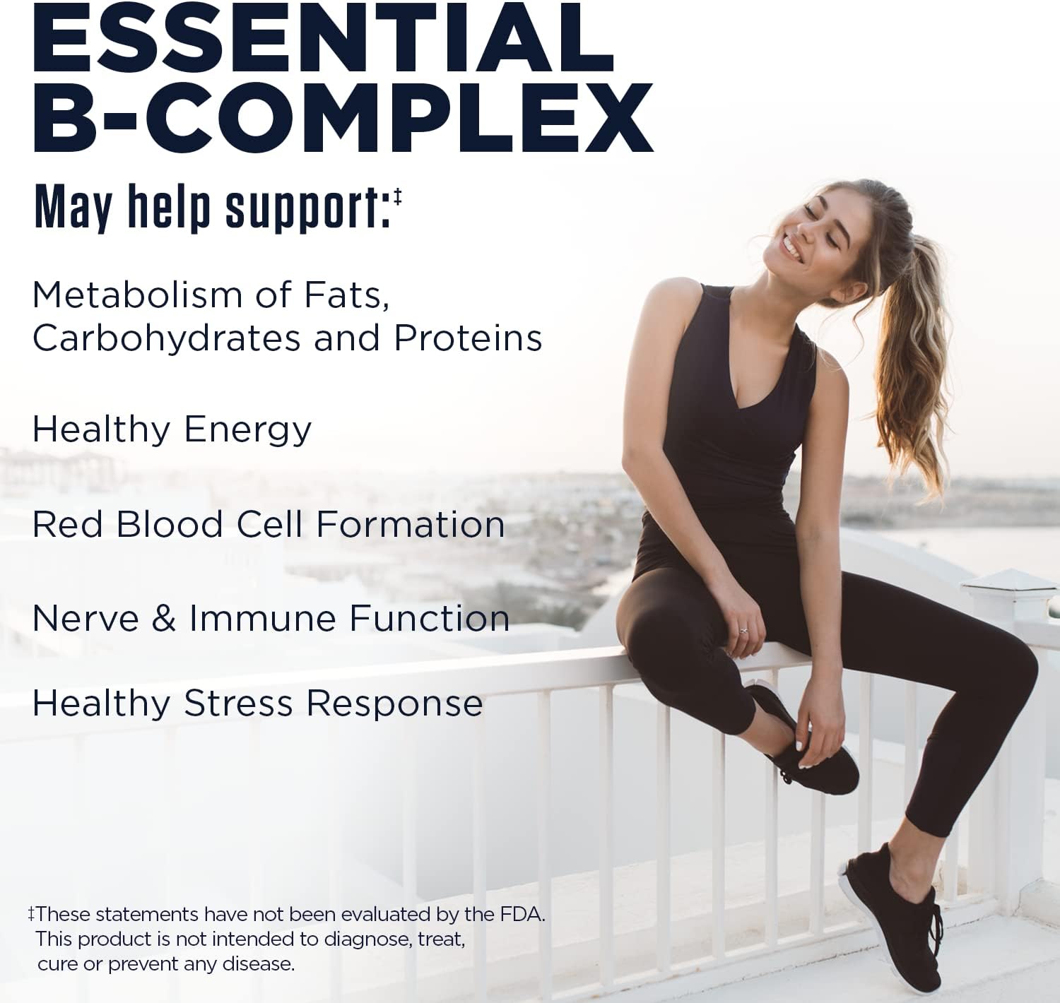 KAL Stress B Complex – B Vitamin Supplement for Energy, Stress and Immune Support