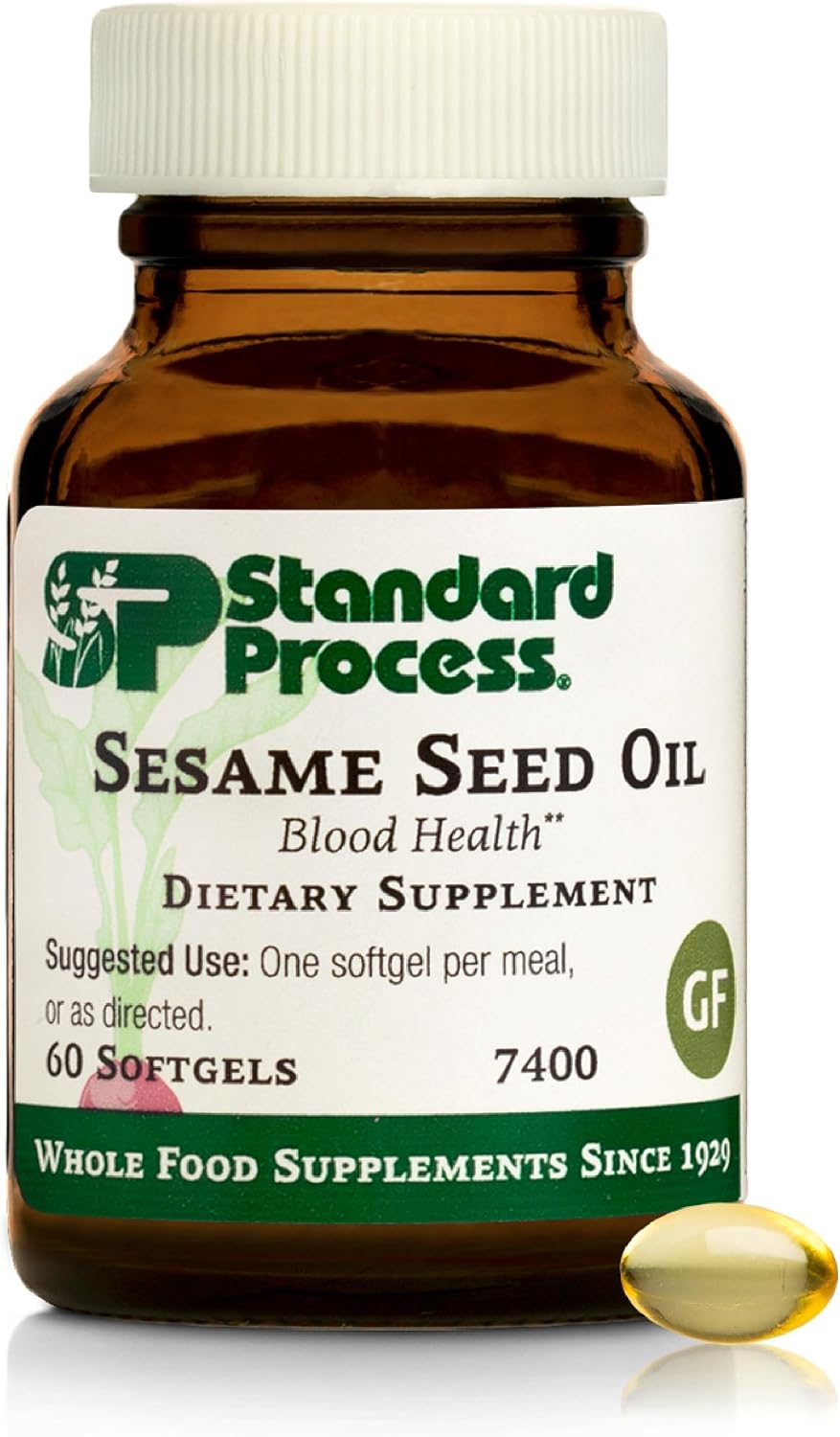 Standard Process Sesame Seed Oil – 60 Softgels