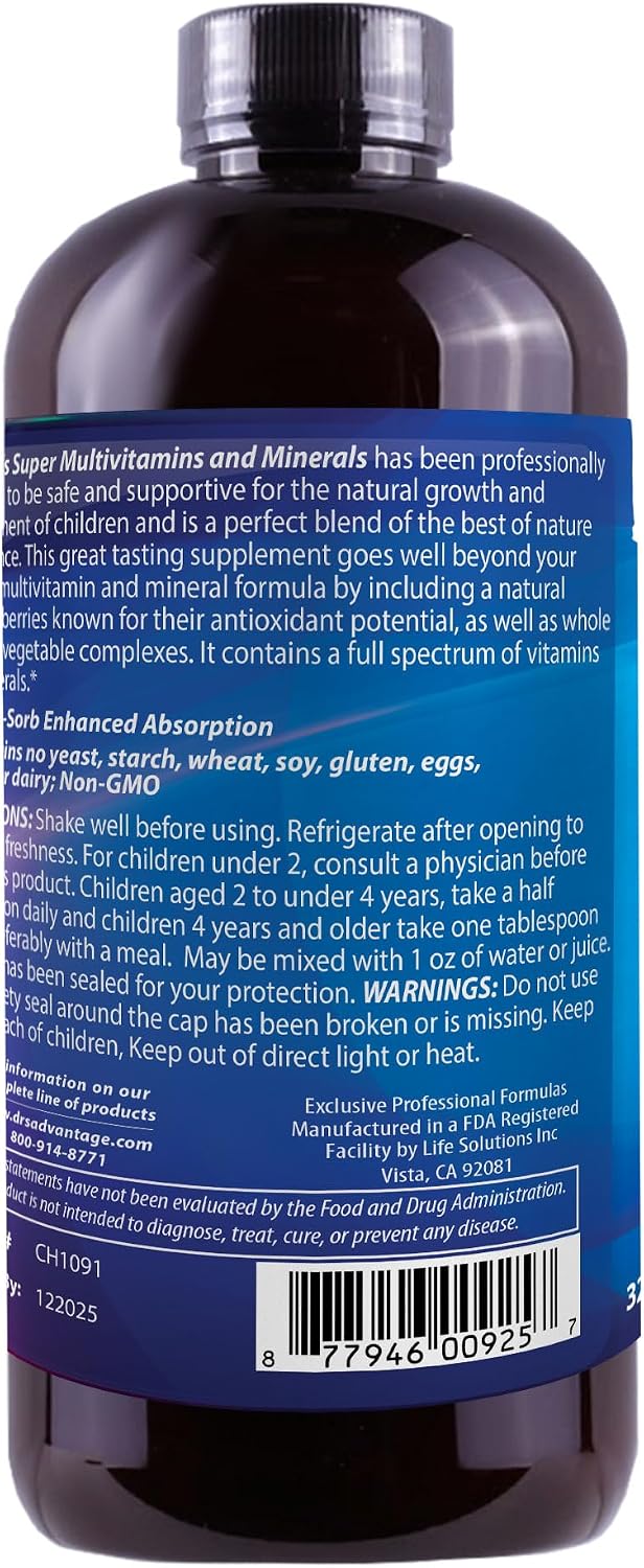 Liquid Children's Super MultiVitamins & Mineral 946 mL