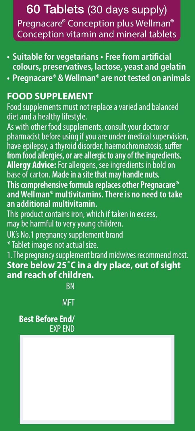 Vitabiotics Pregnacare His & Her Conception - 2x30 Tablets
