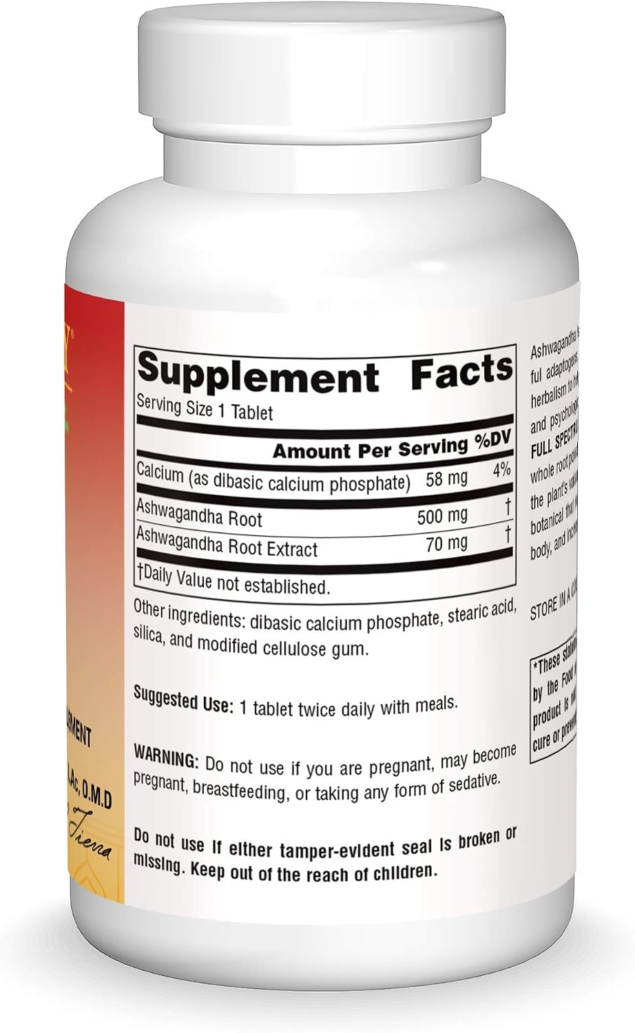 Planetary Herbals Ashwagandha Full Spectrum, 570 mg, 120 Tablets