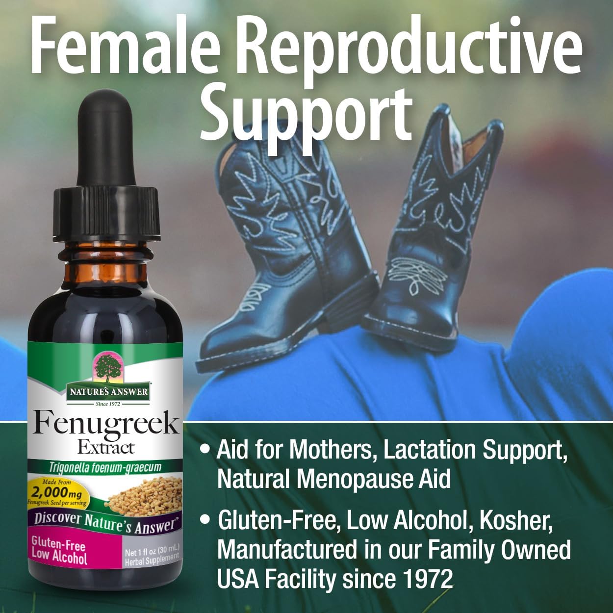 Nature's Answer Fenugreek Seed Extract – Liquid, 30 ml