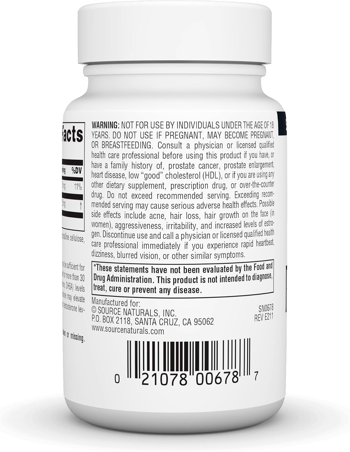Source Naturals Pregnenolone 25mg - 120 Tablets