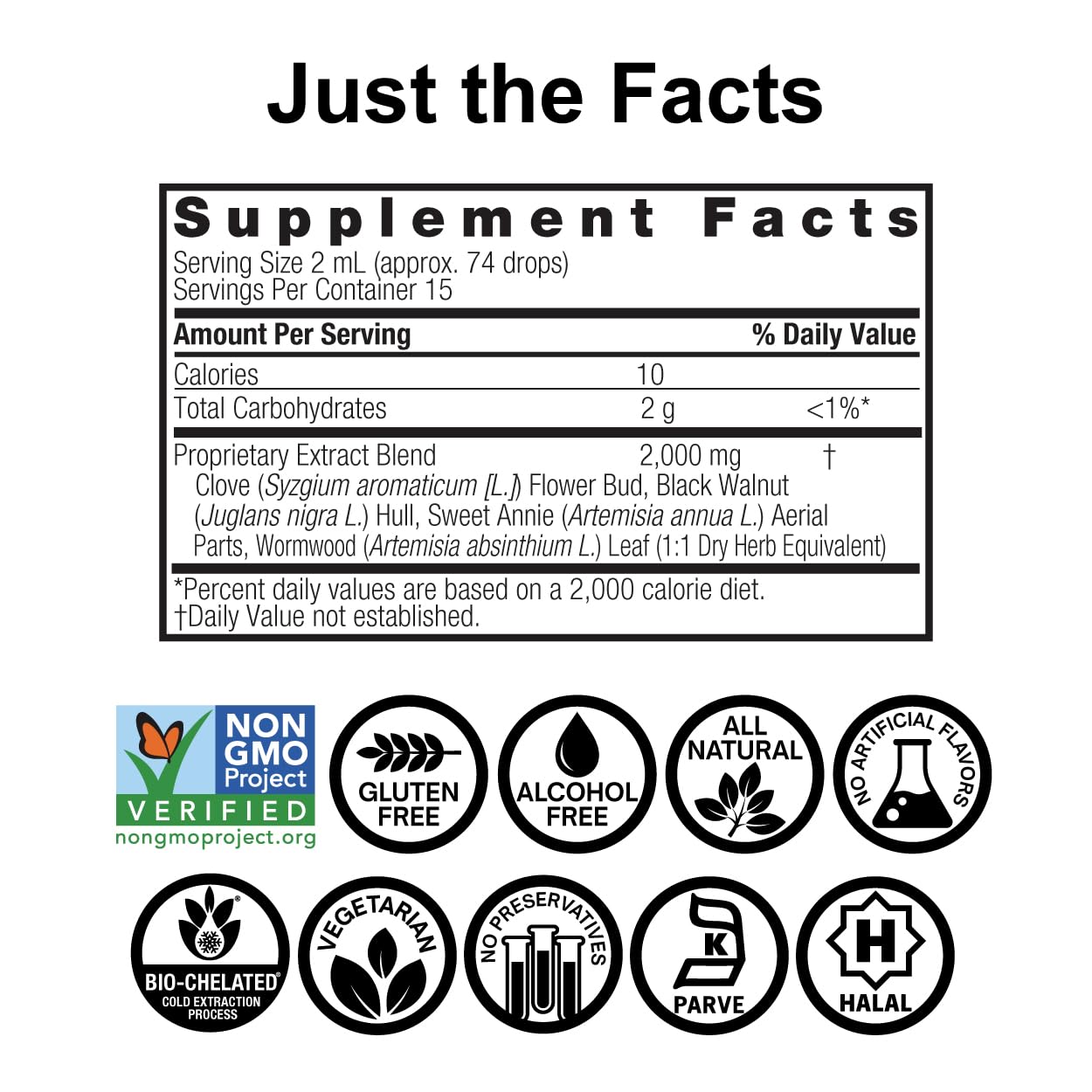 Nature's Answer Black Walnut and Wormwood (Value Pack of 3)