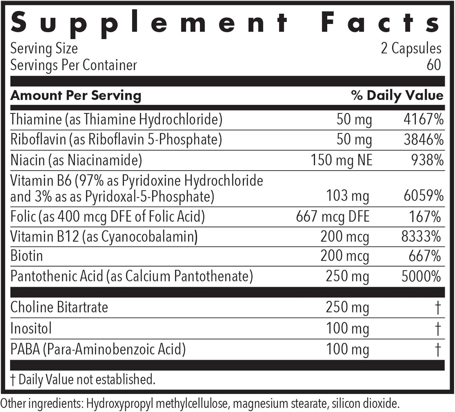 ARG Super Vitamin B - Complete B Vitamin Supplement with Coenzyme B2 & B6 - görsel 3