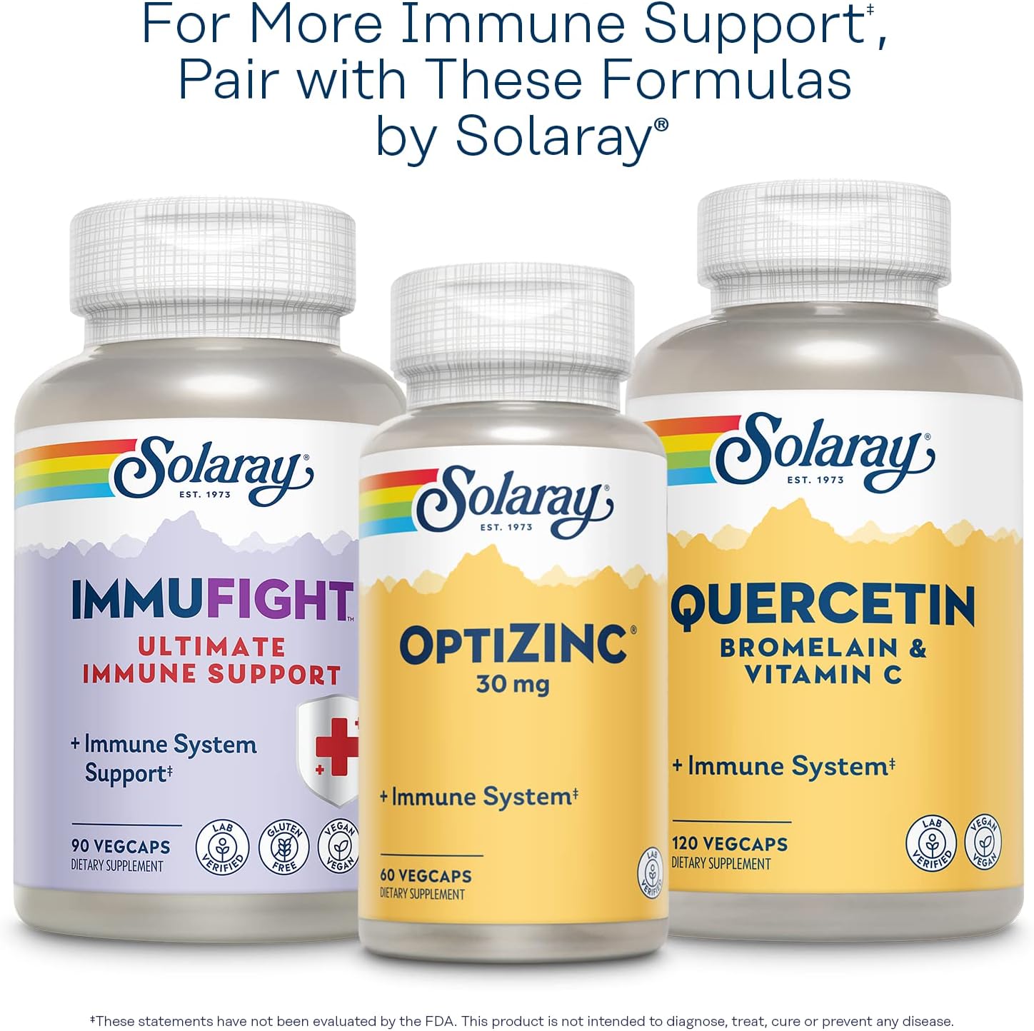 SOLARAY Dry Form Vitamin A - Beta Carotene and Retinyl Palmitate - 60 Vegetable Capsules