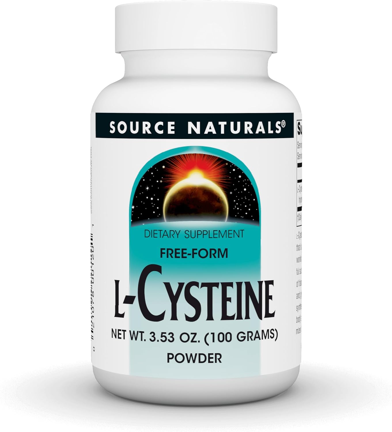 Source Naturals L-Cysteine Free-Form Powder, 100 g