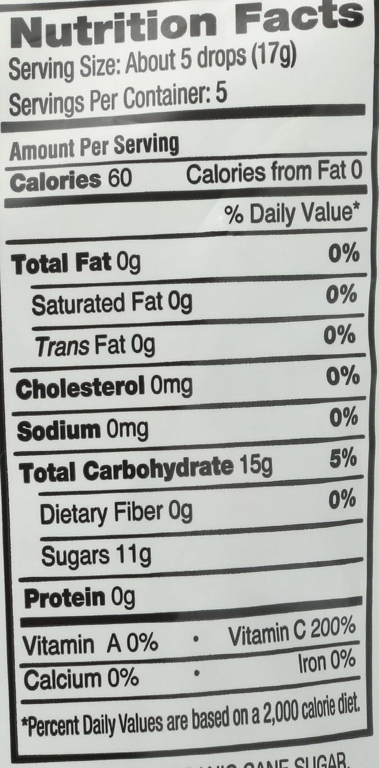 Yummy Earth Organic Vitamin C Drops Antioxifruits, 94 g
