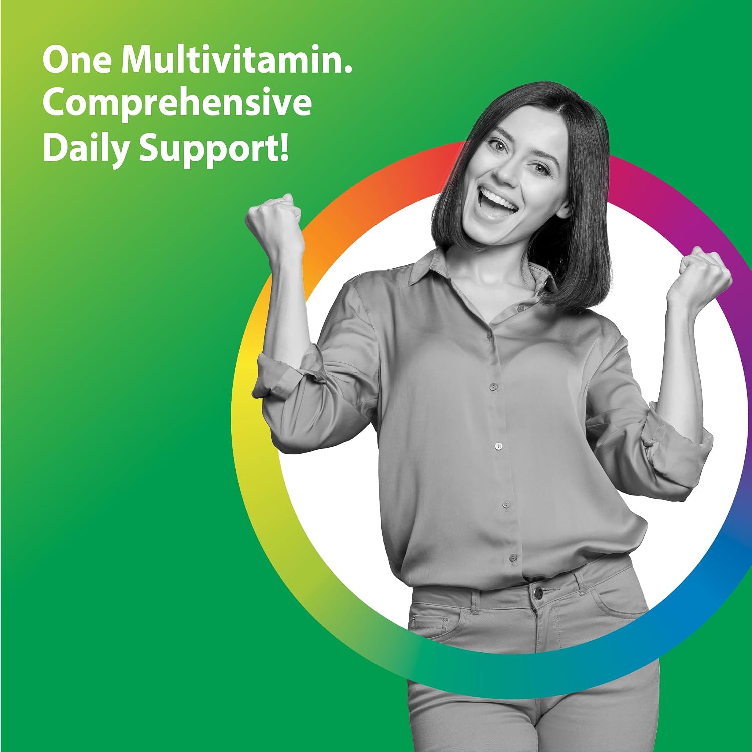 Rainbow Light Women's Multivitamin – 120 Vegetarian Capsules – Organic Fruits & Vegetables, Non-GMO