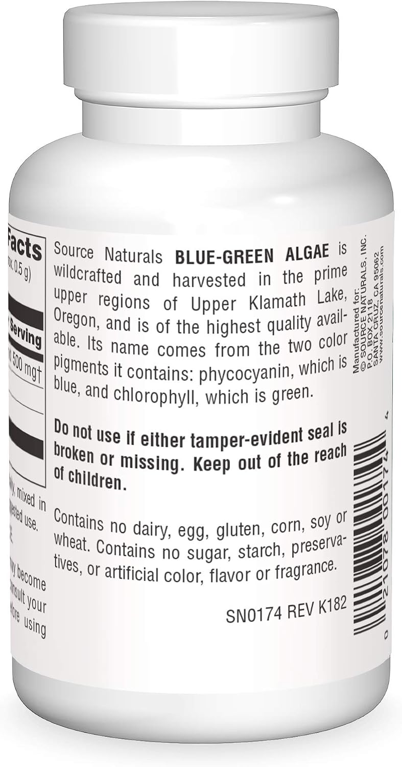 Source Naturals Blue-Green Algae from Klamath Lake – 2 oz Powder