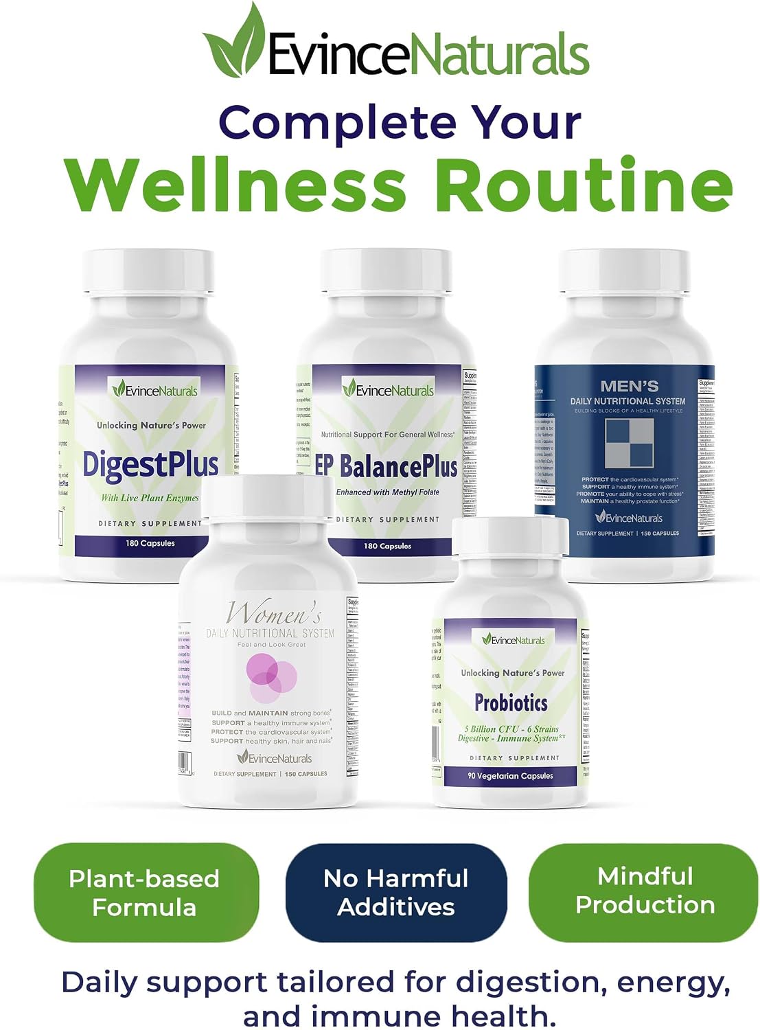 Evince Naturals Men's Daily Nutritional System Multivitamin