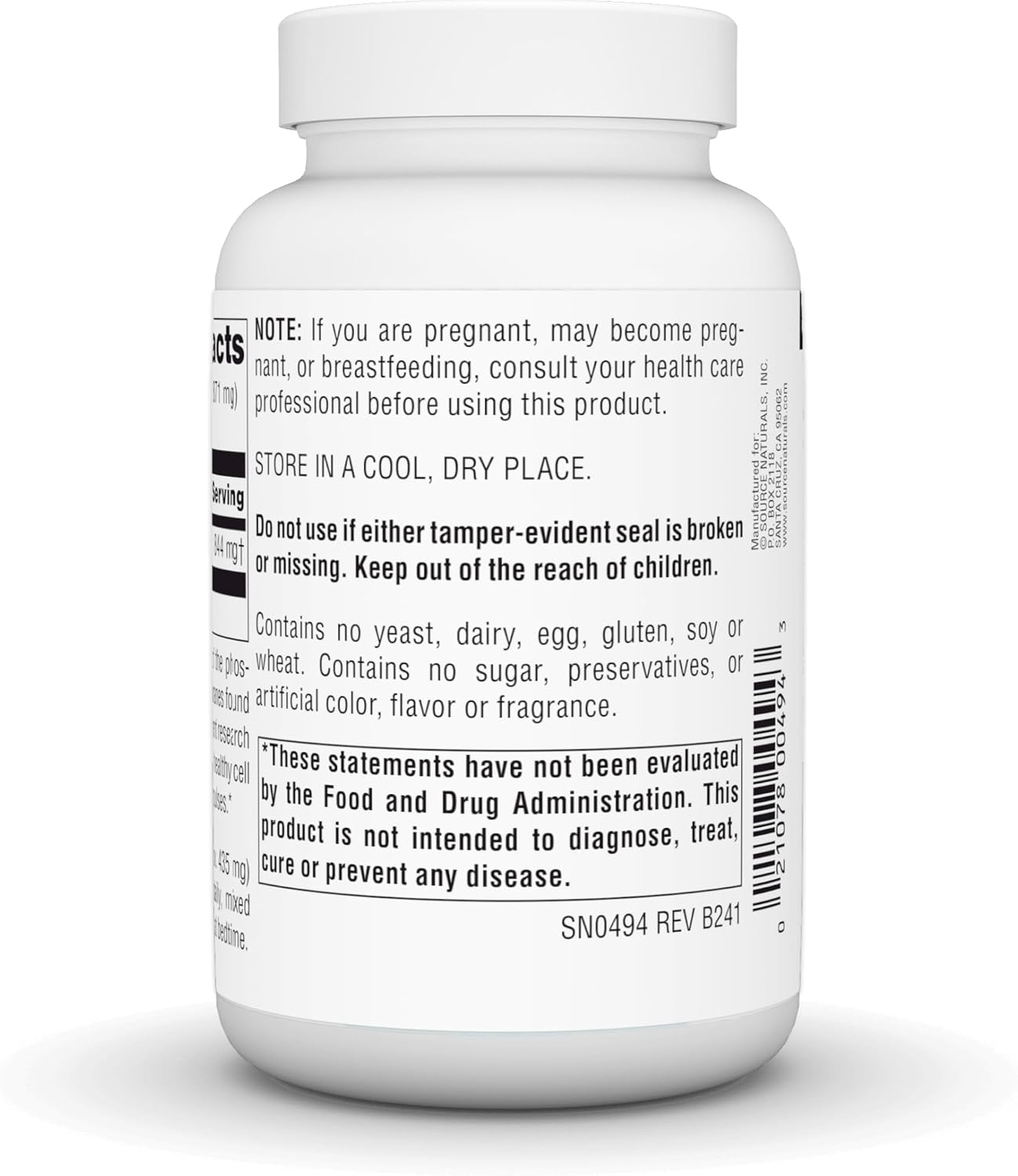 Source Naturals Pure Inositol, Dietary Supplement* - 113 g Powder