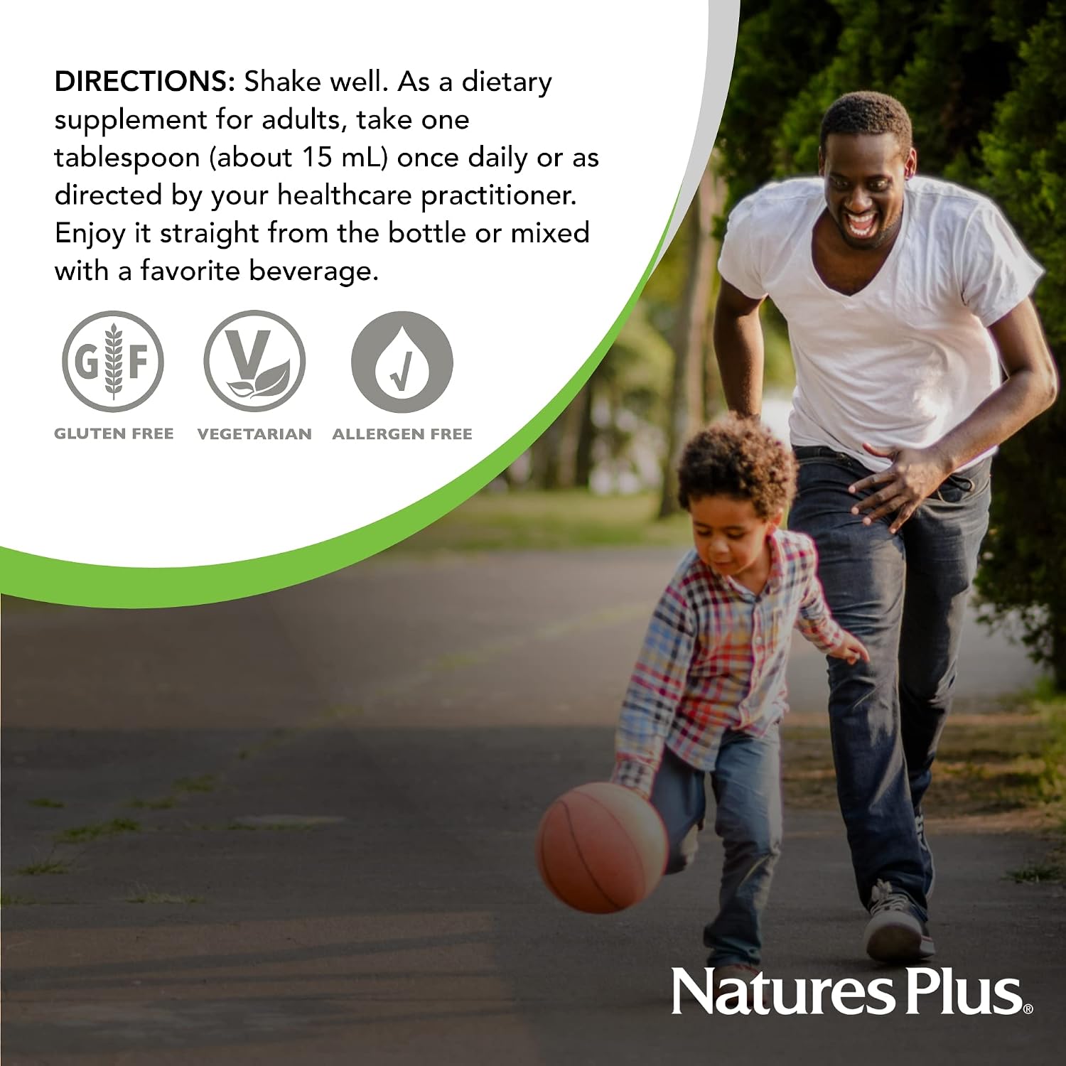 Nature's Plus Liquid Sunshine Vitamin D3 - Tropical Citrus - 5000 IU - 473 mL