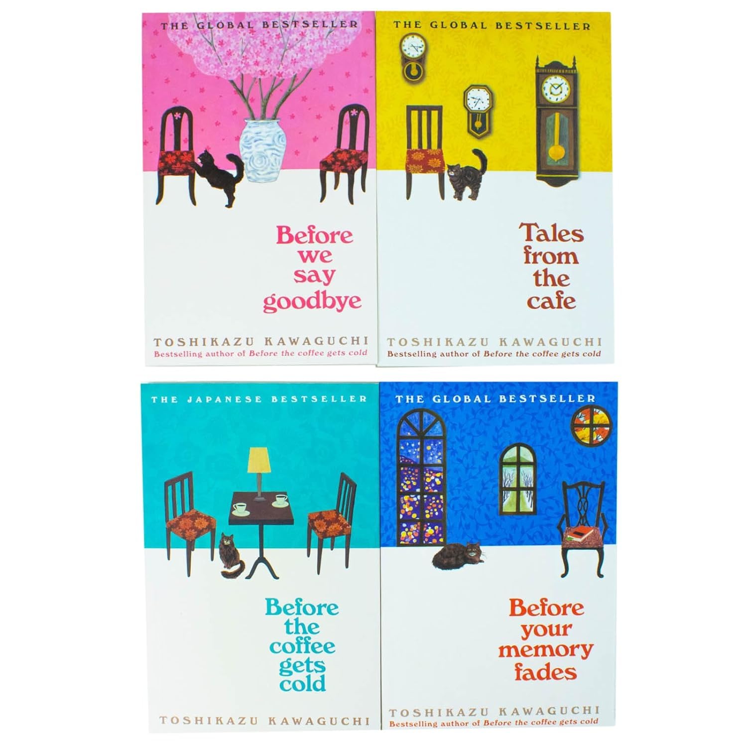 4 Books Collection Set: Before the Coffee Gets Cold, Tales from the Café, Before Your Memory Fades & Before We Say Goodbye