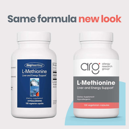ARG L-Methionine - Essential Amino Acid Supplement (100 Capsules)