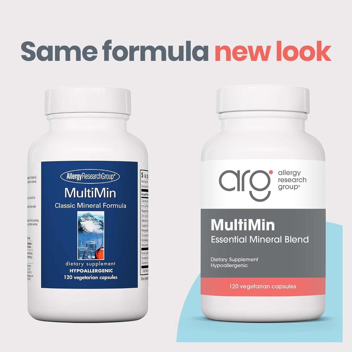 ARG MultiMin - Multi Mineral Supplement - Comprehensive Nutrient Blend for Daily Support - Hypoallergenic & Vegetarian - 120 Capsules - görsel 2