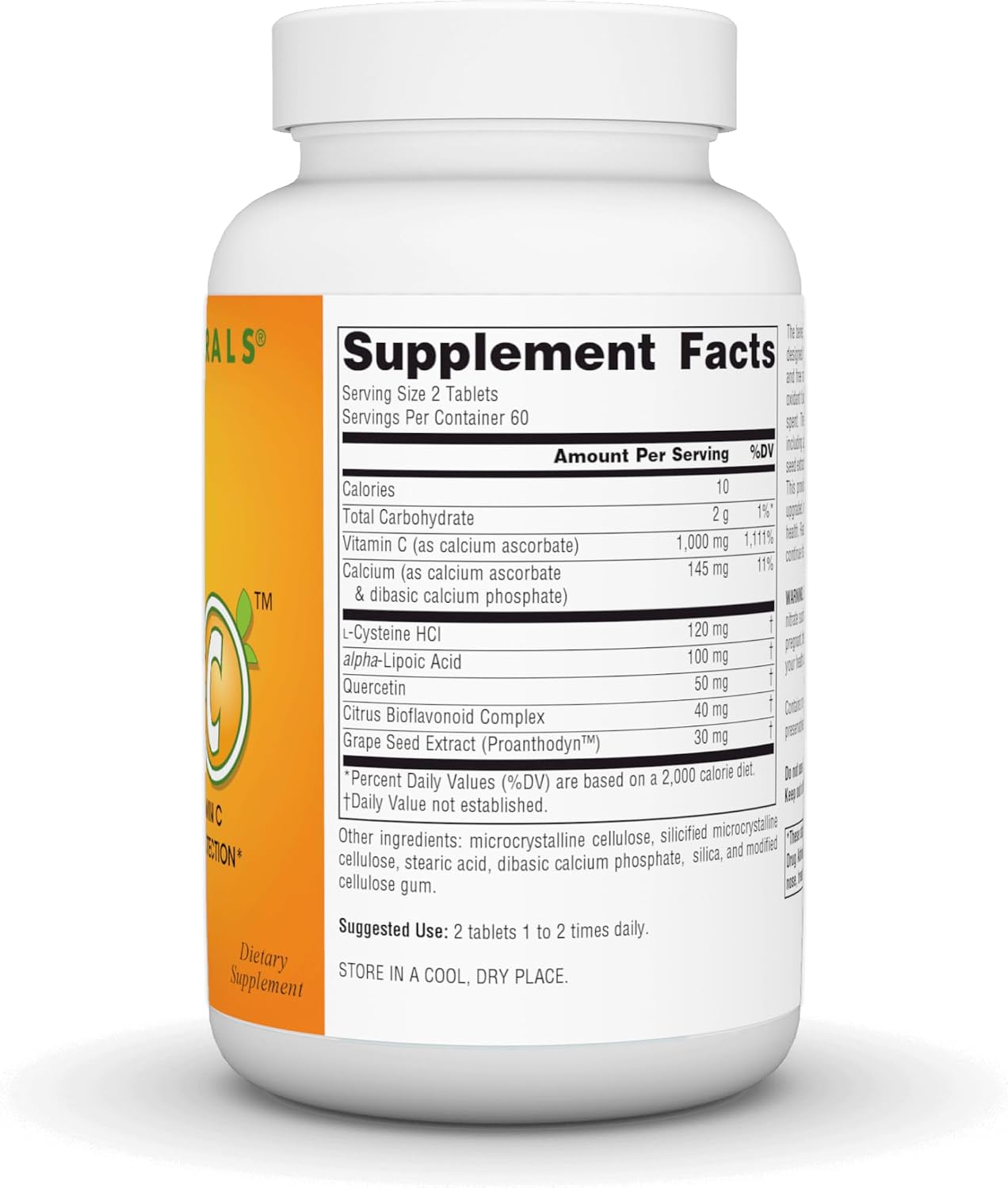 Source Naturals Systemic C, 500 mg – 120 Tablets