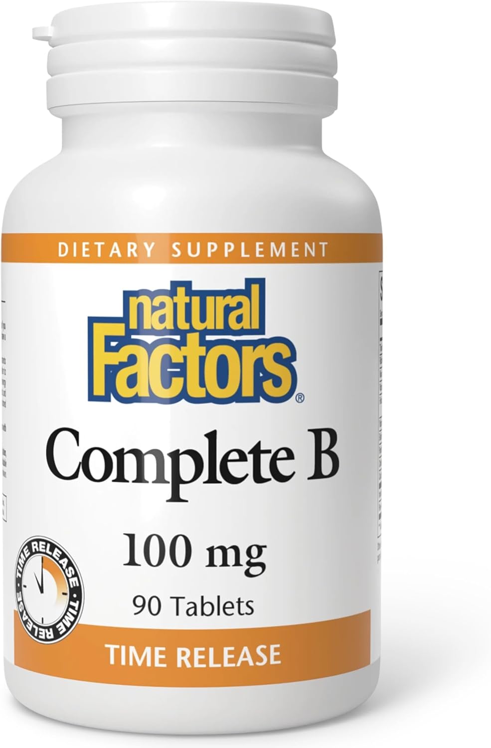 Natural Factors Complete B 100 mg, Time Release – 90 Tablets